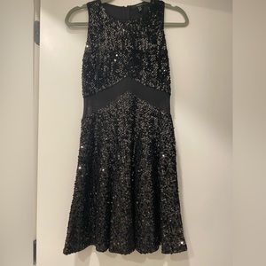 Forever 21 Short Black Sequin Dress